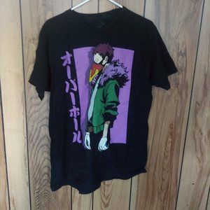 Large Black My Hero Academia Overhaul Kanji Graphix T-Shirt
